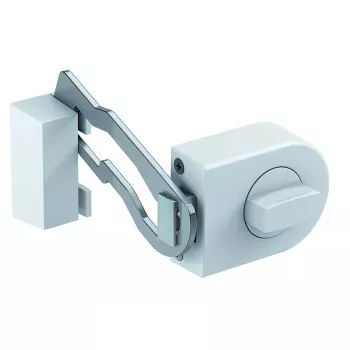 Lukustusriiv Olympia RS 50R — valge, kõrgus 27 mm, sügavus 128 mm, kaal 1,04 kg
