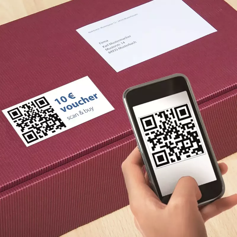Isekleepuv printerisilt HERMA QR-koodi sildid 9643