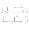 Multibrackets M universaalne heliriba kinnitus 55-tolline-110-tolline must 10 kg