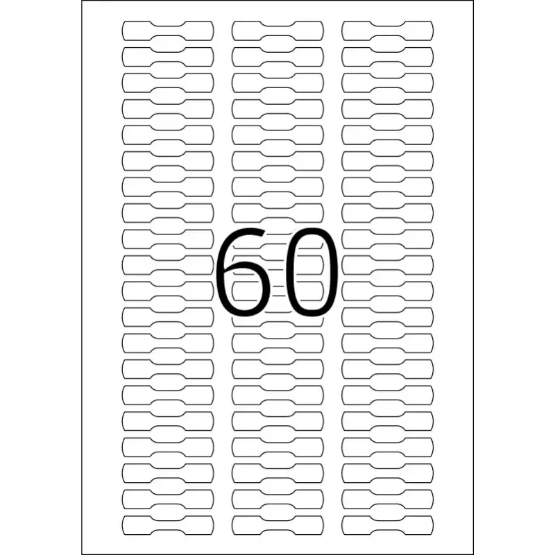 Isekleepuv printerisilt HERMA 5116 A4 49x10 mm 1500 tk