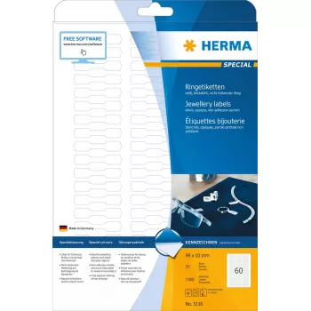 Isekleepuv printerisilt HERMA 5116 A4 49x10 mm 1500 tk