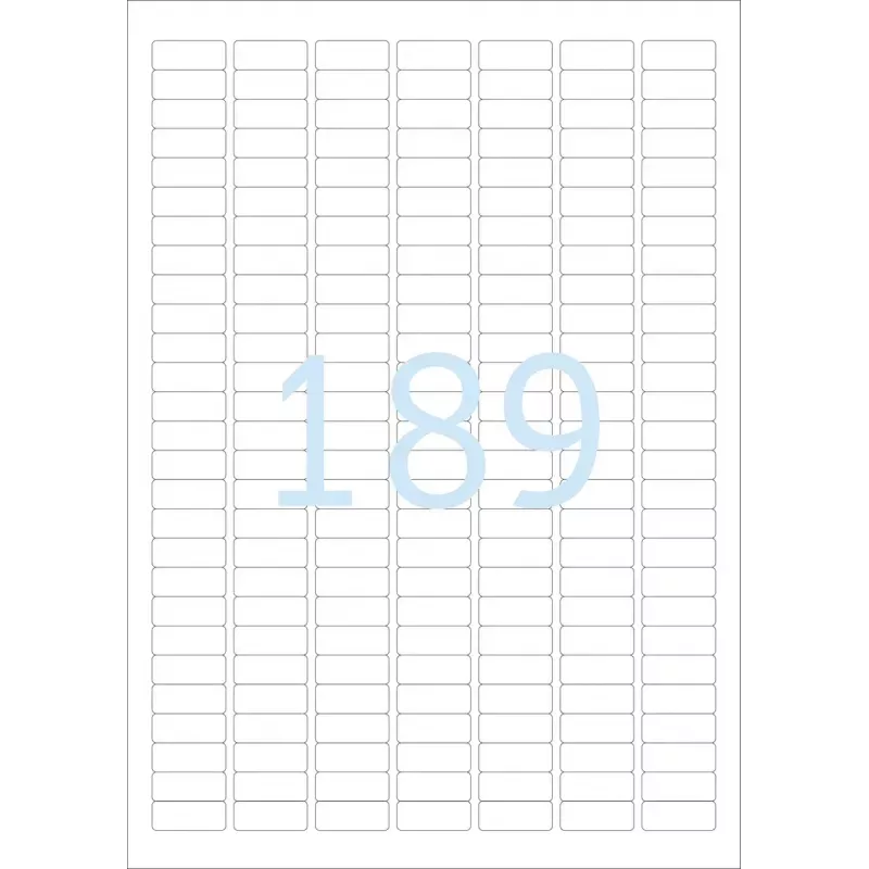 Isekleepuv printerisilt HERMA Labels A4 25,4x10 mm valge eriti tugev nakkuvus paber matt 4725 tk.