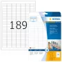 Isekleepuv printerisilt HERMA Labels A4 25,4x10 mm valge eriti tugev nakkuvus paber matt 4725 tk.