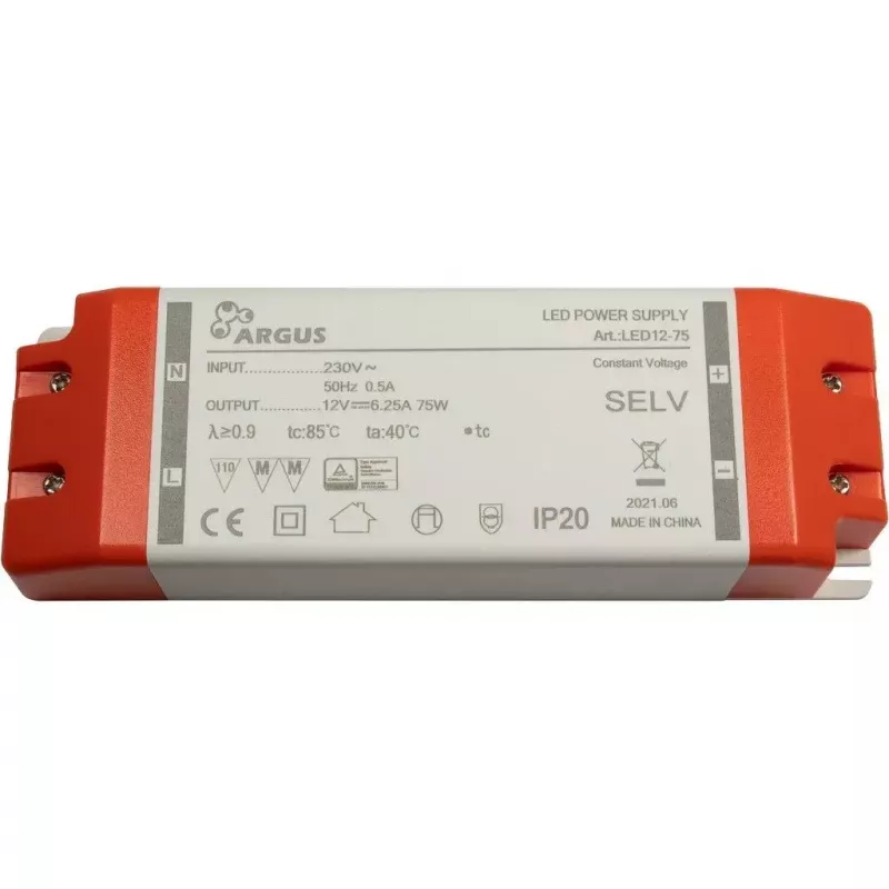 LED draiver Inter-Tech LED12-75 75W IP20 100000h