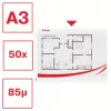 Esselte Quality Pocket A3 horisontaalpaigutus, 30% tarbimiseelset taaskasutatud plasti