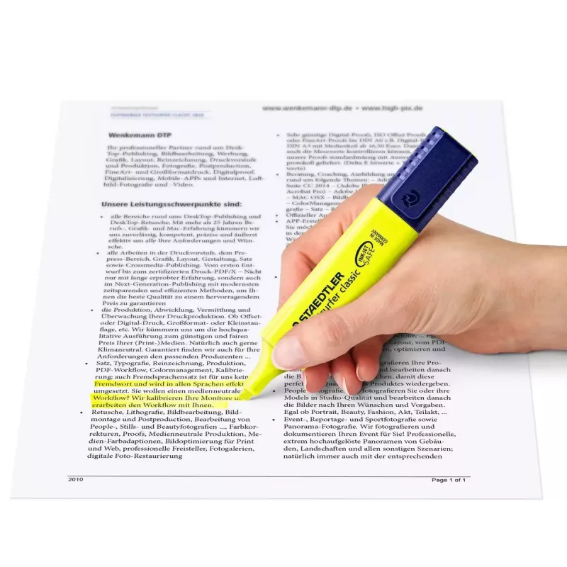 Marker Staedtler Textsurfer classic 364 Meislitera Sinine Roheline Roosa Kollane