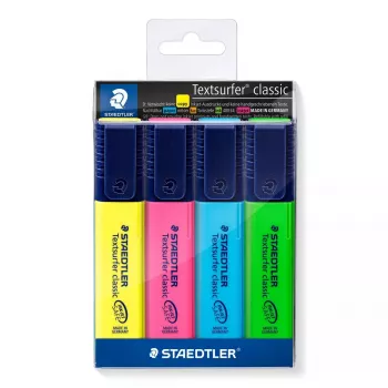 Marker Staedtler Textsurfer classic 364 Meislitera Sinine Roheline Roosa Kollane
