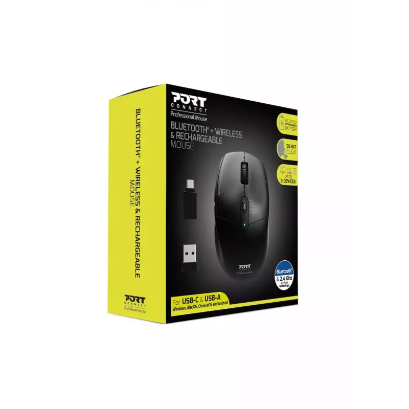 Port Designs 900715 RF juhtmevaba + Bluetooth hiir