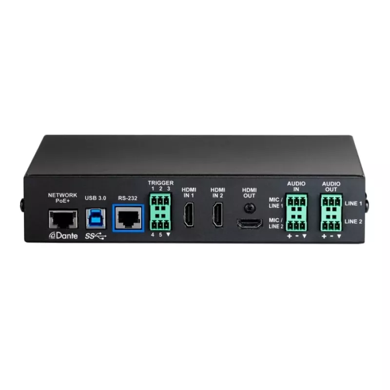 Vaddio AV Bridge 2x1, 1920 x 1080 pikslit, 60 kaadrit/s, Must, 0 - 40 °C, 20 - 80%, 480,8 mm