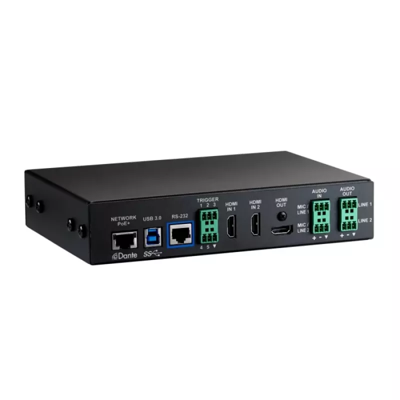 Vaddio AV Bridge 2x1, 1920 x 1080 pikslit, 60 kaadrit/s, Must, 0 - 40 °C, 20 - 80%, 480,8 mm