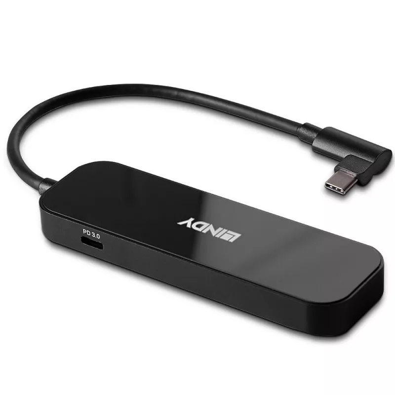 Lindy 43334 USB 3.2 Gen 1 Type-C jaotur, 4 porti