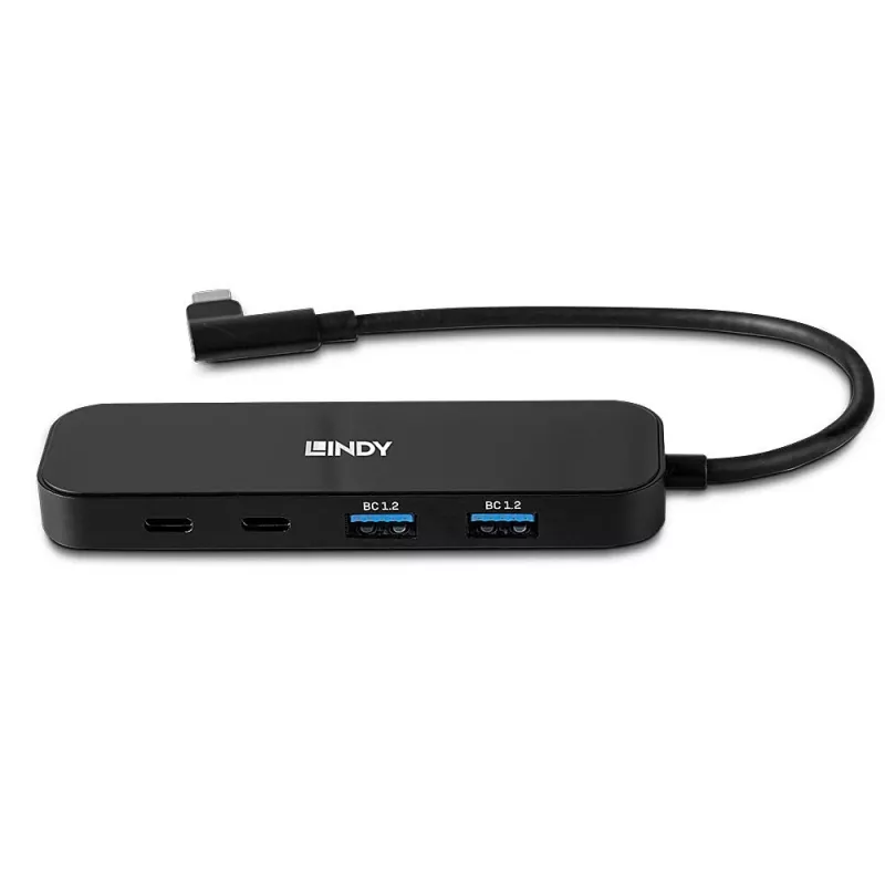 Lindy 43334 USB 3.2 Gen 1 Type-C jaotur, 4 porti