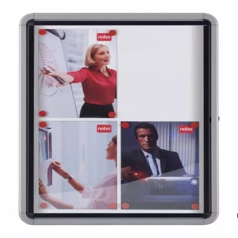 Nobo Premium Plus välimagnetiline lukustatav teadetetahvel 4xA4