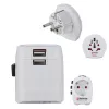 Hama World Travel Pro Light USB toiteadapter universaalne Valge