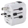 Hama World Travel Pro Light USB toiteadapter universaalne Valge