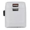Hama World Travel Pro Light USB toiteadapter universaalne Valge