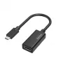 Hama 00200315 videokaabli adapter USB USB-C HDMI Must