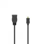 Hama 00205168 HDMI-kaabel 0,1 m HDMI Type D (Micro) HDMI Type A (Standard) Must