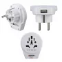 Hama World to Europe USB toiteadapter Universal Valge