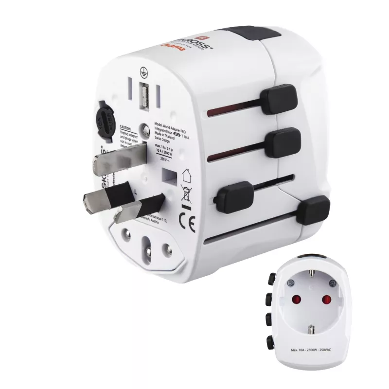Hama World Travel Pro toiteadapter Universaalne Valge