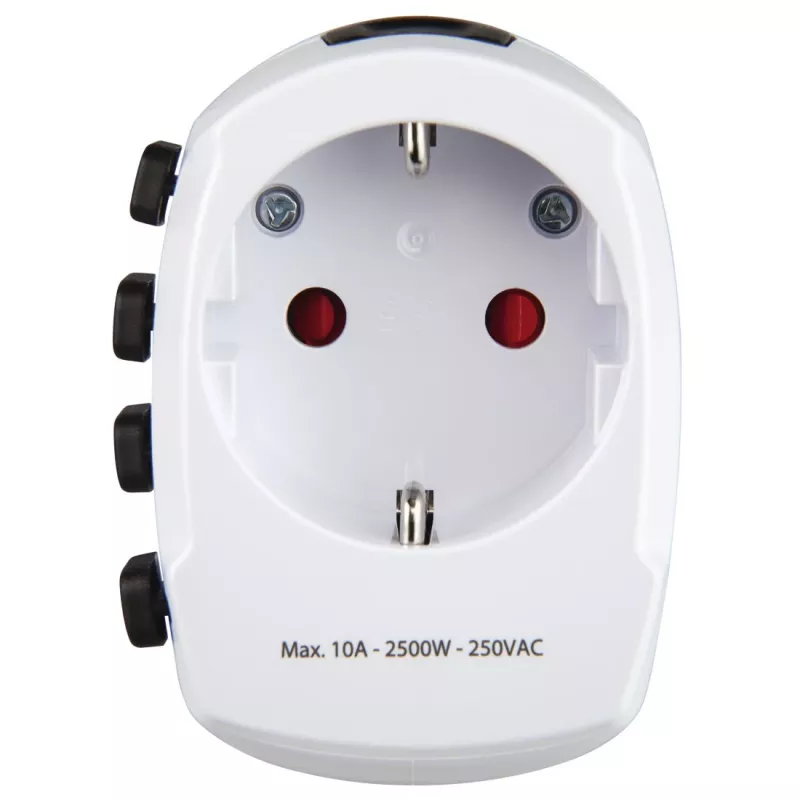 Hama World Travel Pro toiteadapter Universaalne Valge