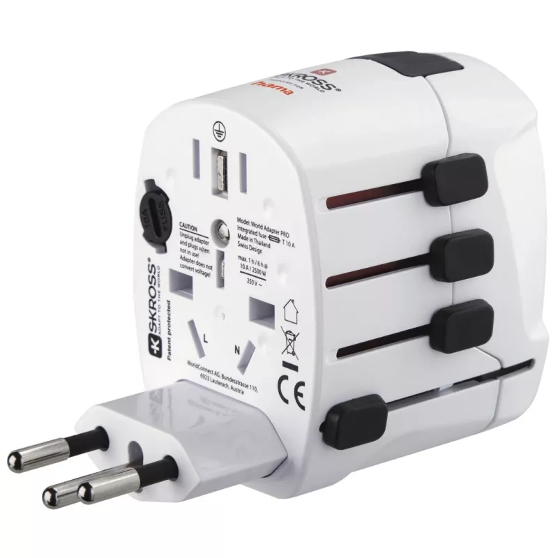 Hama World Travel Pro toiteadapter Universaalne Valge
