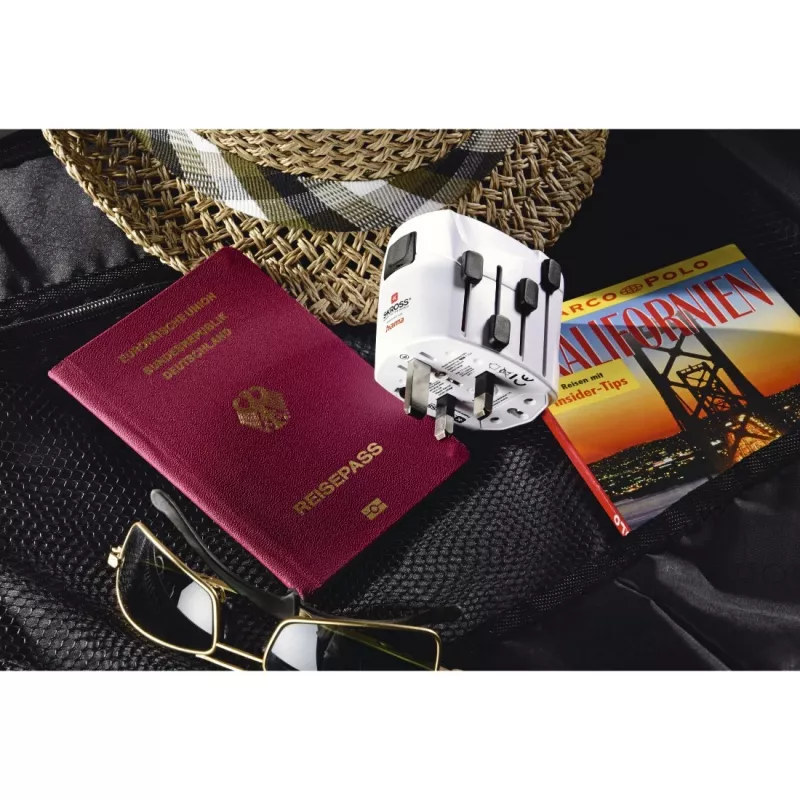 Hama World Travel Pro toiteadapter Universaalne Valge