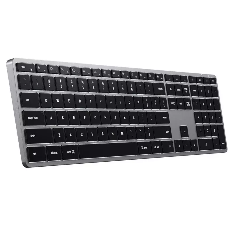 Satechi X3 täissuuruses (100%) Bluetooth-klaviatuur QWERTY inglise keel — must/hall