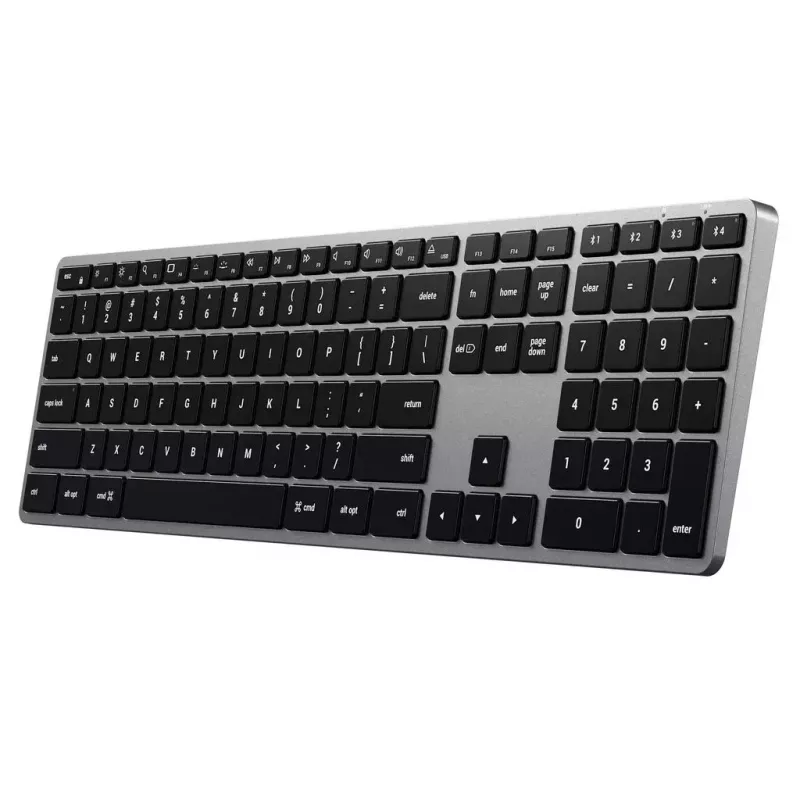 Satechi X3 täissuuruses (100%) Bluetooth-klaviatuur QWERTY inglise keel — must/hall