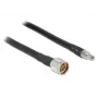 Koaksiaalkaabel DeLOCK 1m N/RP-SMA CFD400 LLC400 Must