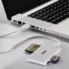 Hama USB 3.0 mitmekaardilugeja, SD/microSD/CF/MS, valge