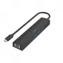 Hama 00200144 liidese jaotur USB 3.2 Gen 1 (3.1 Gen 1) USB-C 5000 Mbit/s Must