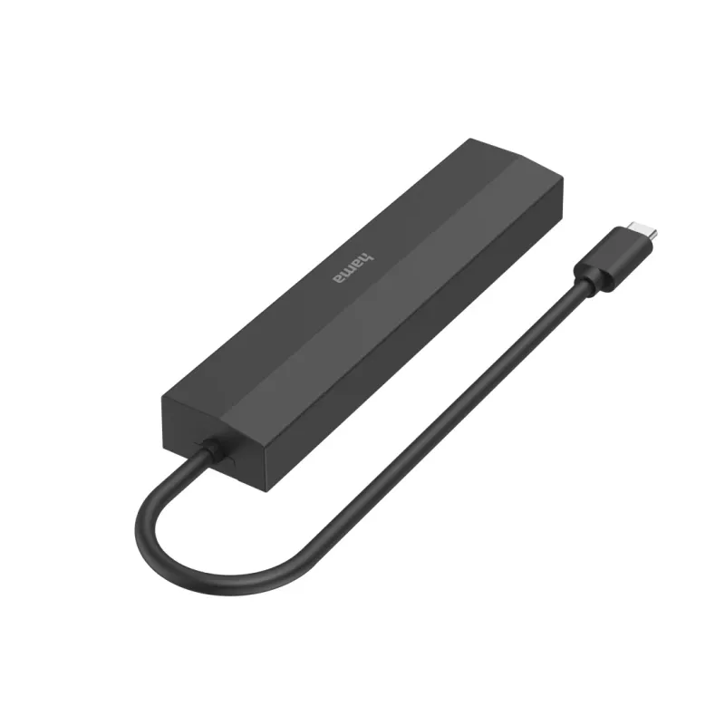Hama 00200144 liidese jaotur USB 3.2 Gen 1 (3.1 Gen 1) USB-C 5000 Mbit/s Must