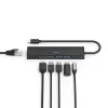 Hama 00200144 liidese jaotur USB 3.2 Gen 1 (3.1 Gen 1) USB-C 5000 Mbit/s Must