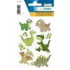 Dekoratiivkleeps HERMA 15512 Mitmevärviline Dinosaurus 9 tk
