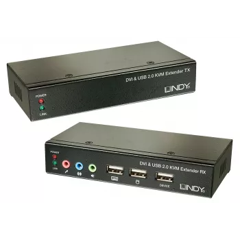 Lindy 39377 KVM-lüliti Must