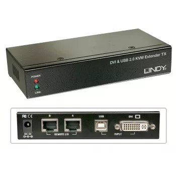 Lindy 39377 KVM-lüliti Must