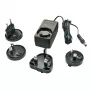 Lindy 5VDC 3A mitme riigi toiteplokk, 5,5/2,5 mm, 100–240 V, 50/60 Hz, 15 W, 5 V, vahelduvvoolust alalisvooluks, 3 A