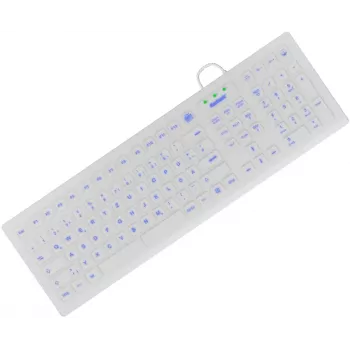 KeySonic KSK-8031INEL-Wh (DE) klaviatuur Tööstuslik USB QWERTZ Saksa Valge