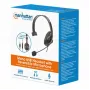 Manhattan Mono Over-Ear peakomplekt (USB), pööratav mikrofonivars (polsterdatud), jaemüügikarbis pakend, juhtme peal helitugevuse/vaigistuse juhtimine, polsterdatud kõrvapadi, USB-A nii heli kui mikrofoni kasutamiseks, kaabel 2 m, kolmeaastane garantii
