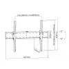 Equip 650332 37–75-tolline kallutatav teleri seinakinnitus
