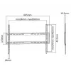 Equip 650333 37–75-tolline fikseeritud TV-seinakinnitus