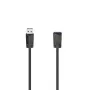 Hama 00200628 USB-kaabel 1,5 m USB A must