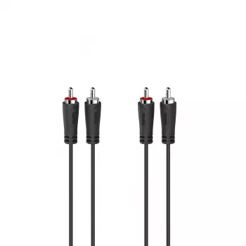Hama 00205258 helikaabel 3 m 2 x RCA must