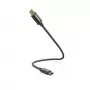 Hama 00201604 USB-kaabel USB 2.0 0,2 m USB C Must