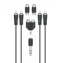 Helikaabel Hama 00205175 2,5 m 2xRCA isane must