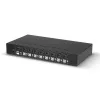 Lindy 8-pordiline DisplayPort 1.2, USB 2.0 ja heli KVM-lüliti, 3840 x 2160 pikslit, 4K Ultra HD, riiulipaigaldus, 1U, must