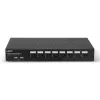 Lindy 8-pordiline DisplayPort 1.2, USB 2.0 ja heli KVM-lüliti, 3840 x 2160 pikslit, 4K Ultra HD, riiulipaigaldus, 1U, must