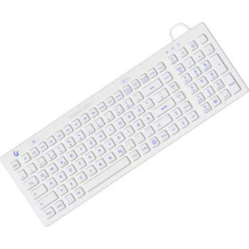 KeySonic KSK-6031INEL-Wh (DE) klaviatuur Tööstuslik USB QWERTZ Saksa Valge