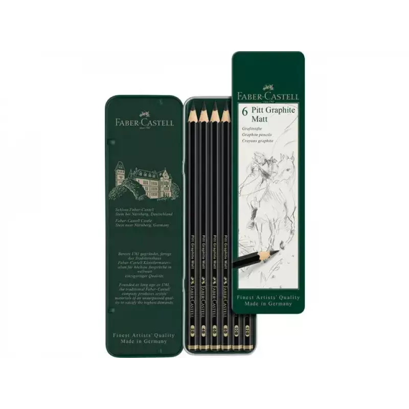 Grafiitpliiats Faber-Castell 115207 Mitmevärviline 5 tk